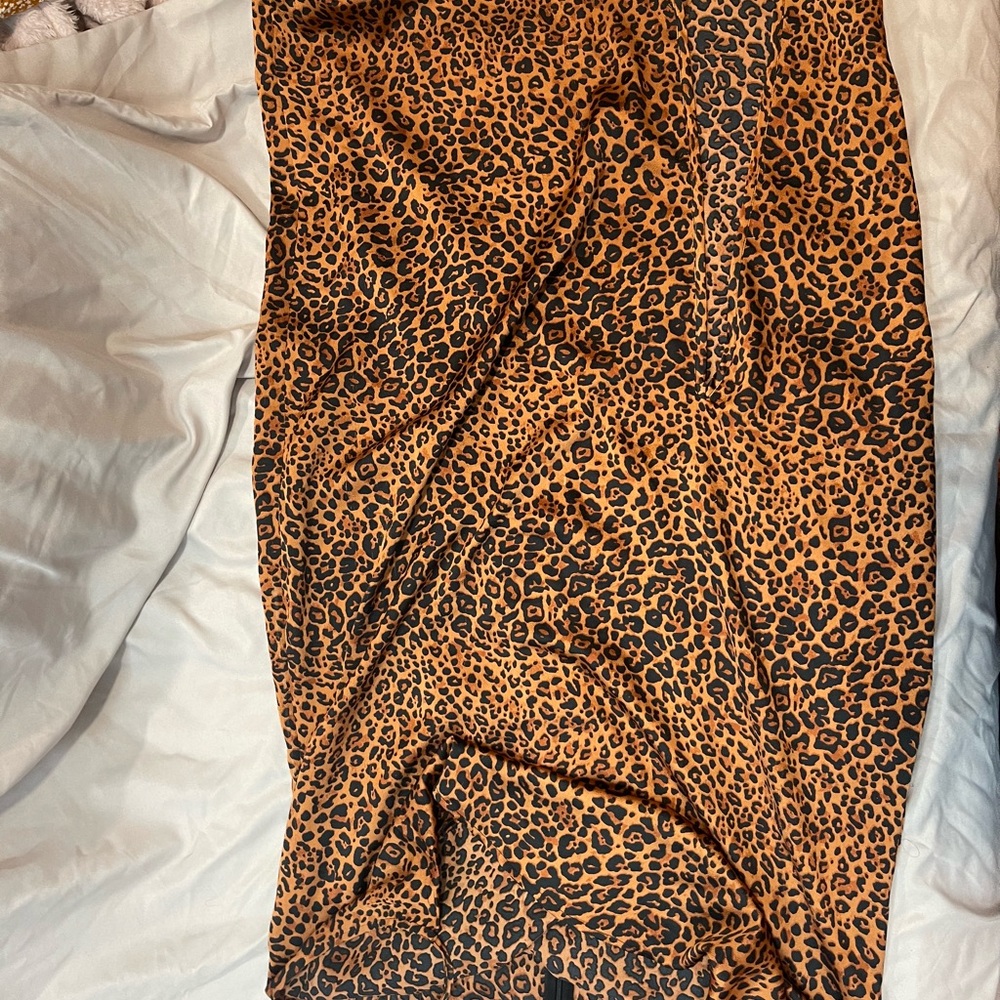 PrettyLittleThing Animal Print Mini Skirt